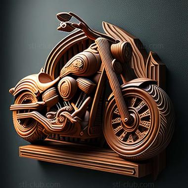 3D модель Harley Davidson Softail Slim S (STL)